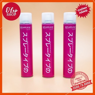 Gôm xịt tóc Shakayi nhật bản  giữ nếp cho tóc 400ml