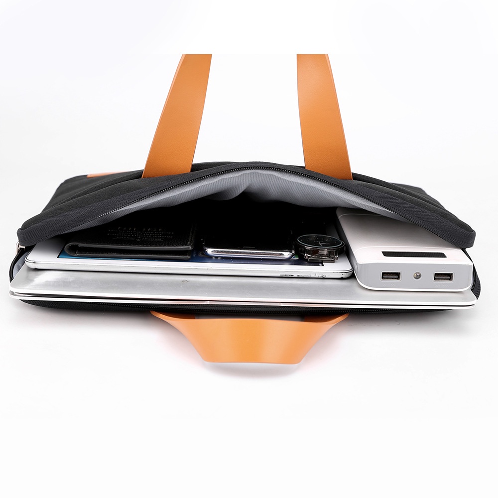 Túi chống sốc Laptop, Macbook  Nam Nữ văn phòng quai xách bằng da 2022