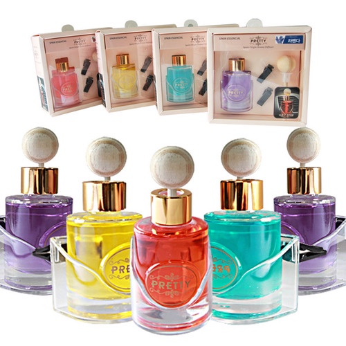 Nước Hoa Xe Hơi Kẹp Cửa Gió Khử Mùi Xe Hơi Cao Cấp PRETTY Diffuser Hàn Quốc (30ml) PR