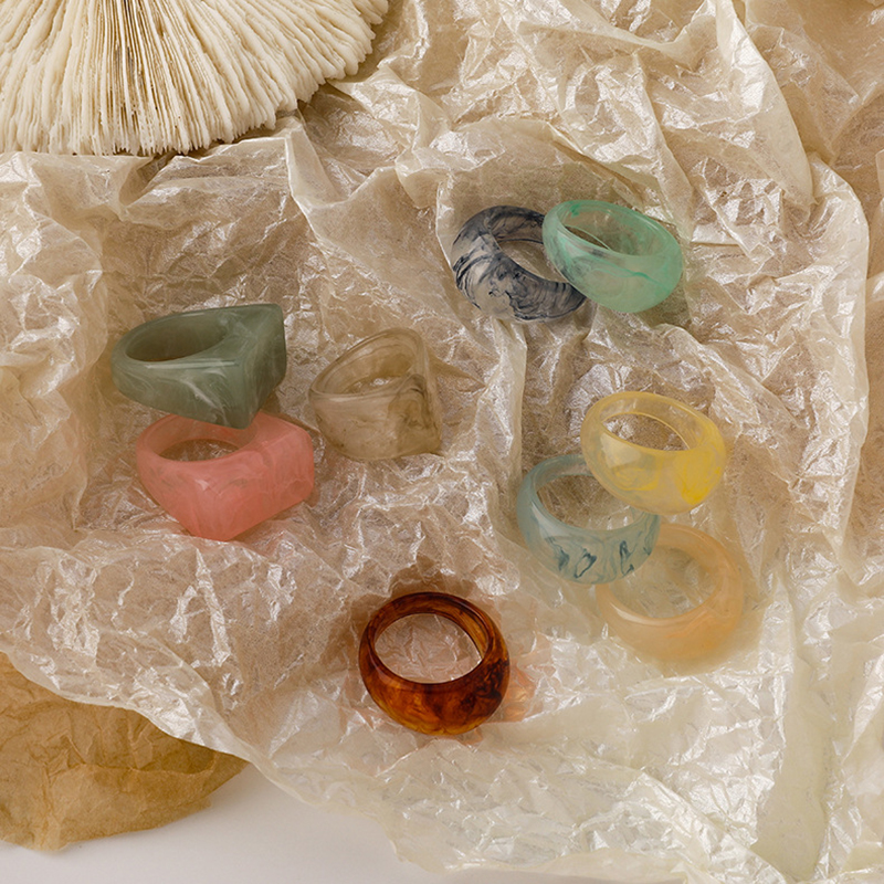 Nhẫn Đeo Tay Kim Loại Phong Cách Vintage Cho Nữ