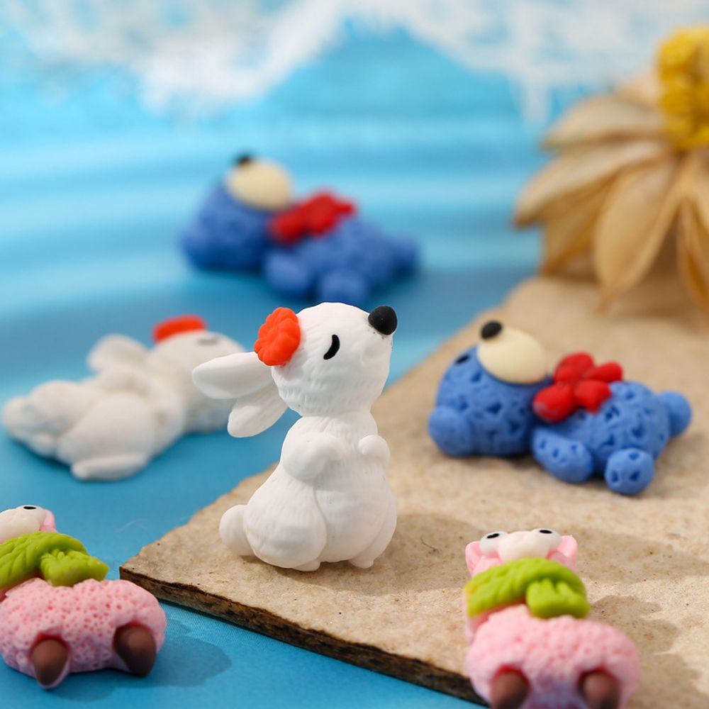 [Hàng mới về] Phụ kiện trang trí móng nghệ thuật động vật hoạt hình 3D dễ thương