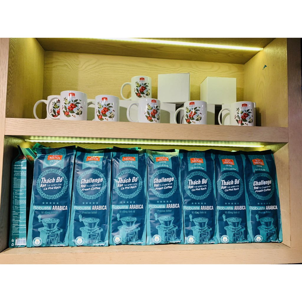 Cà Phê Bảo Minh - Robusta Arabica - vị đắng tinh tế - 5 sao - gói 500g
