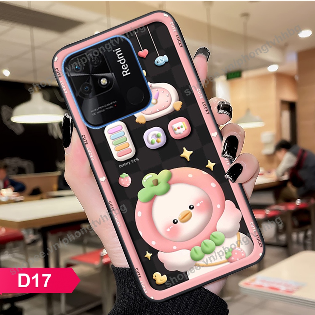 Ốp lưng Xiaomi Redmi 9C / Redmi 10c gấu,thỏ trắng , đồng hồ dễ thương cute cực đẹp