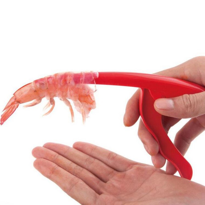 Dụng cụ lột vỏ tôm bằng nhựa tiện lợi