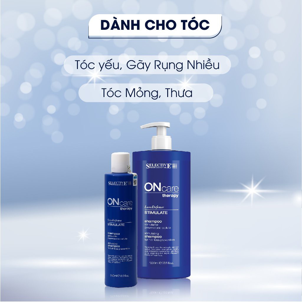 Combo Dầu Gội Xả Chống Rụng Tóc Chuyên Sâu, Kích Mọc Tóc Selective Dành Cho Tóc Yếu Mảnh Loss Defense 250ml-1000ml 76510