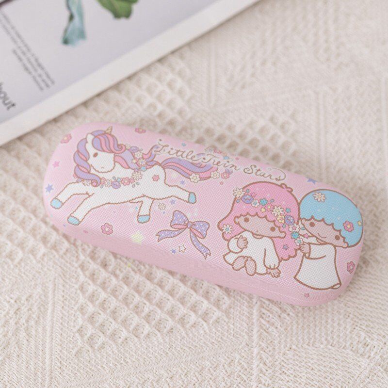 Hộp đựng mắt kính họa tiết hoạt hình Kuromi Cinnamonrols dễ thương