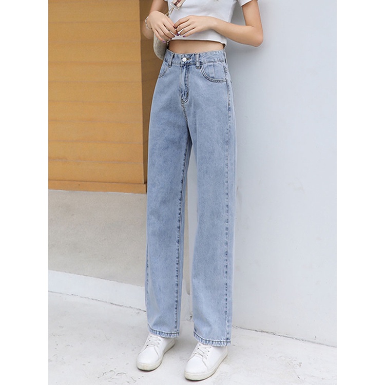 Quần jeans FULLSIZE ống suông siêu hách dáng cho nàng đôi chân thẳng tắp