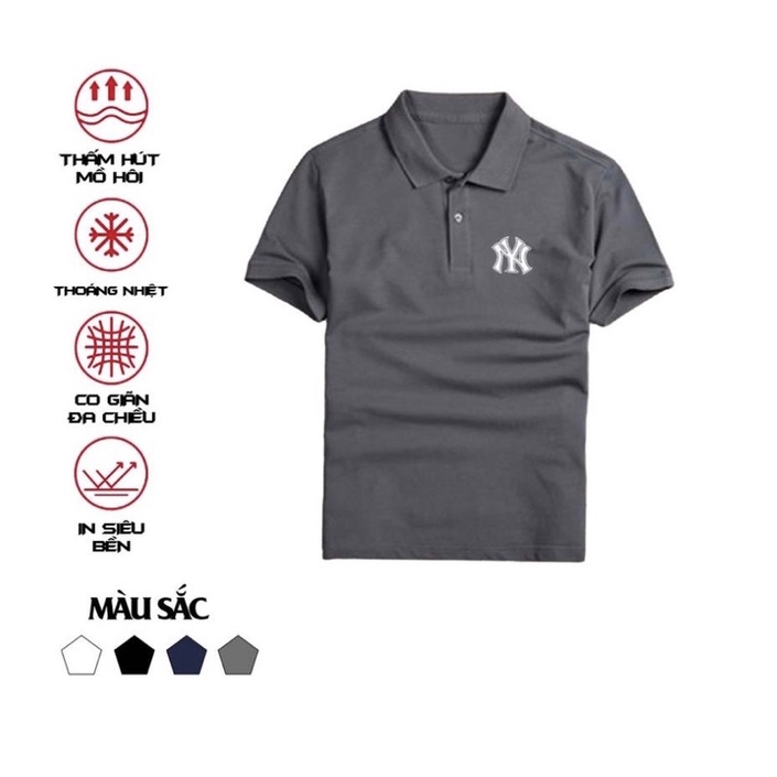 Áo thun polo NY vải thun lạnh cao cấp