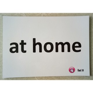 Flashcard Lớp 4 của Bộ GD in 2 mặt
