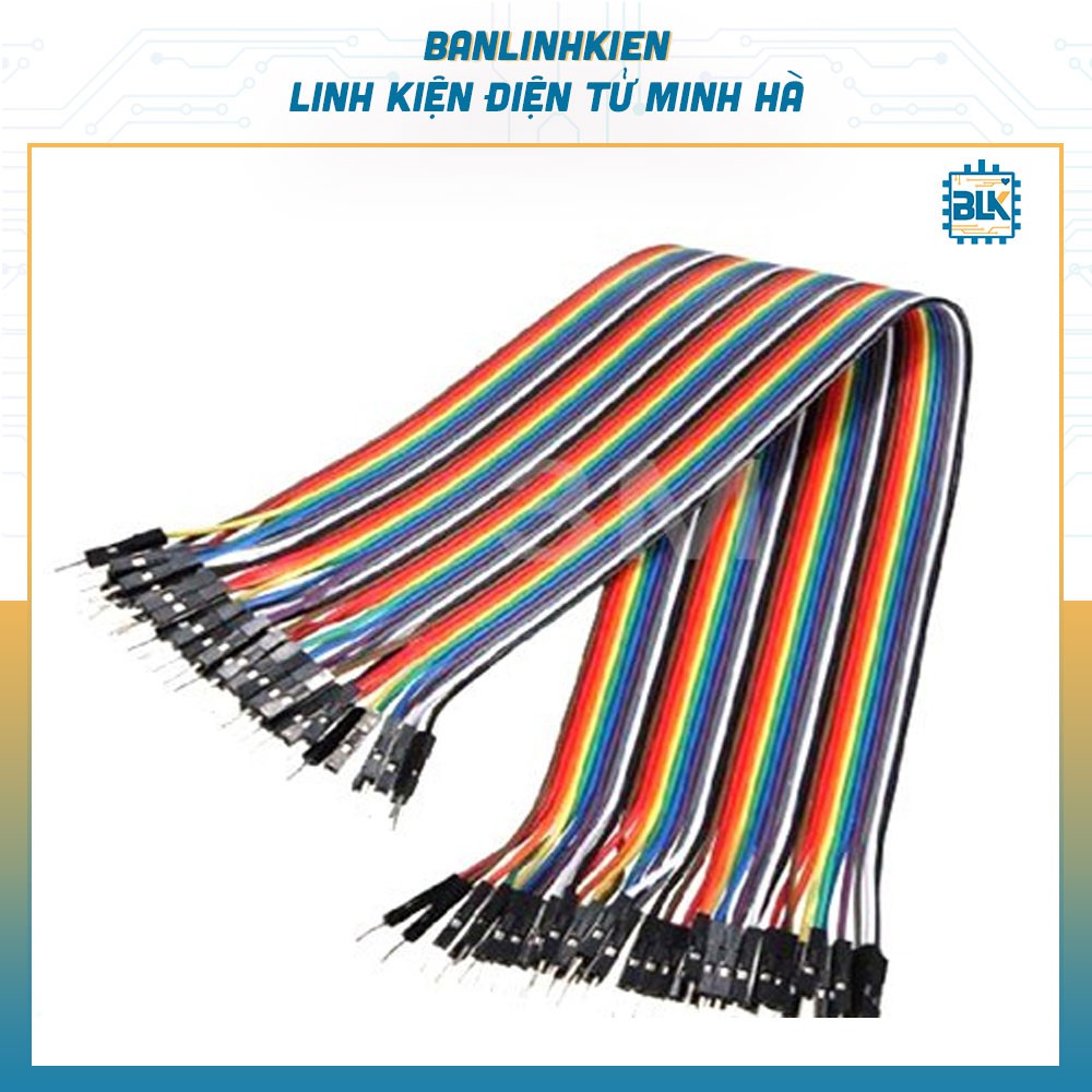 Dây Nhiều Màu 20CM Hai Đầu Cái Tệp 40 Sợi