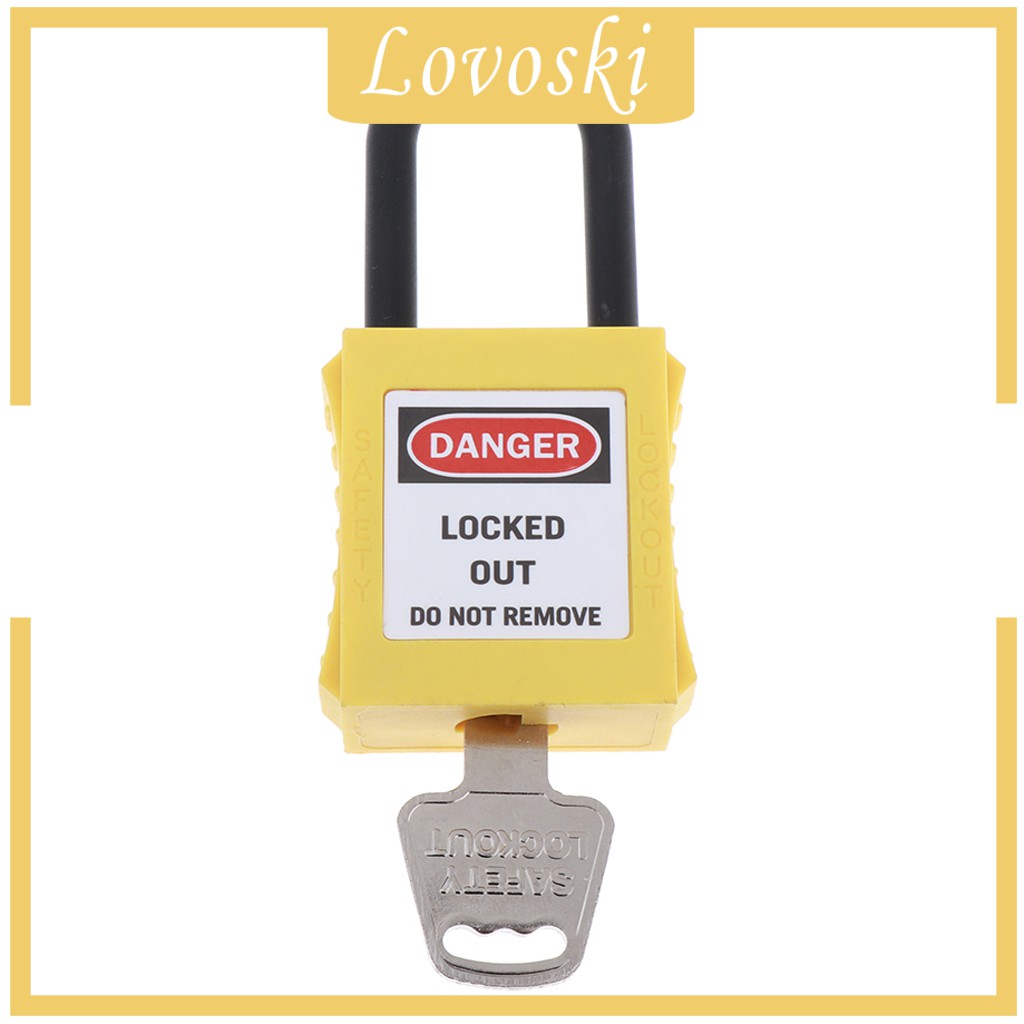 Safety Security Lockout Padlock Keyed Alike Nylon 38mm