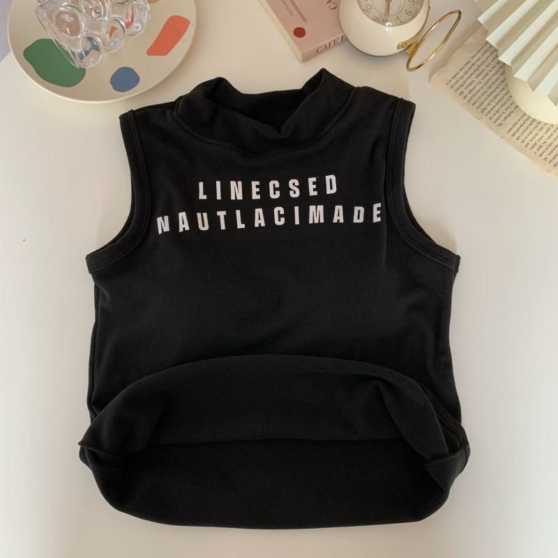 Áo Sát Nách Cổ Lọ In Họa Tiết Thời Trang Thu Đông