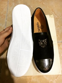 Giày lười nam da lộn