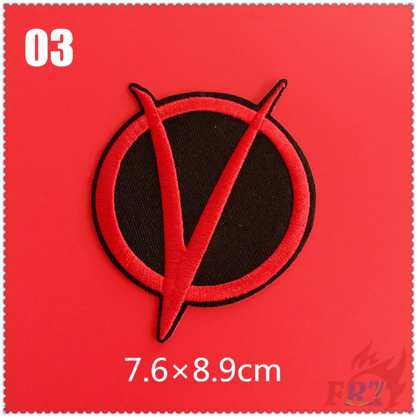 1 Sticker Ủi Thêu Chữ V For Vendetta
