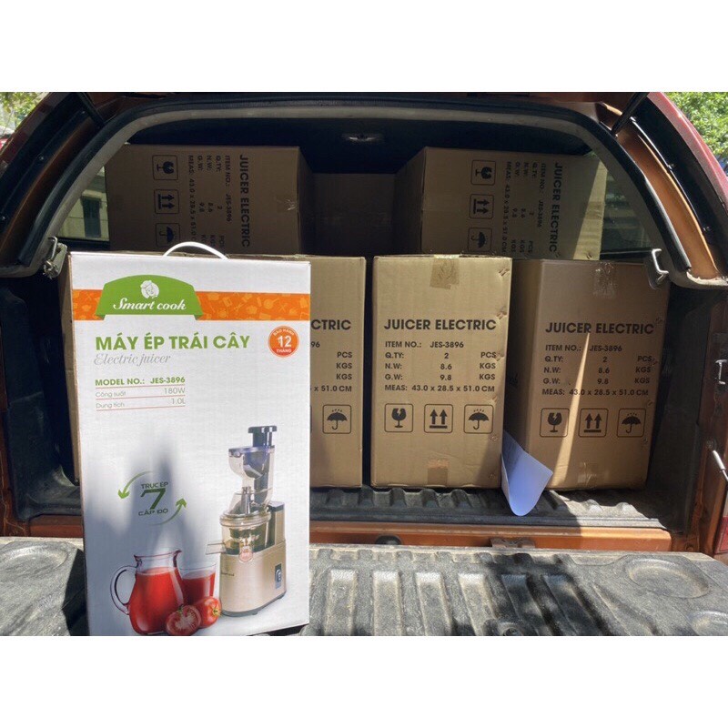 Máy ép chậm chính hãng Smartcook JES 3896 7 cấp độ ép
