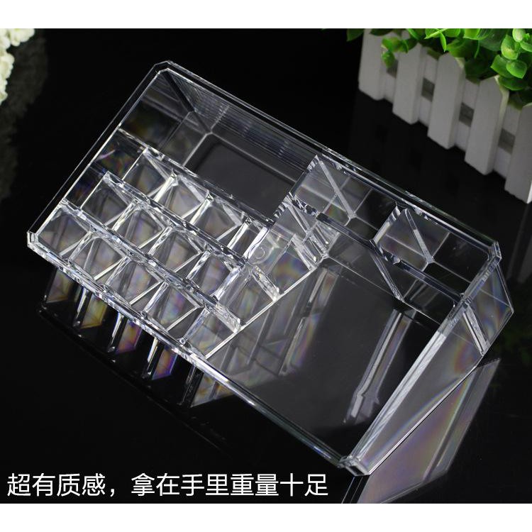 khay đựng son mỹ phẩm mica trong suốt cao cấp loại dày