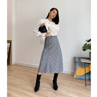 Áo trắng bèo ngực EDINI - A1199