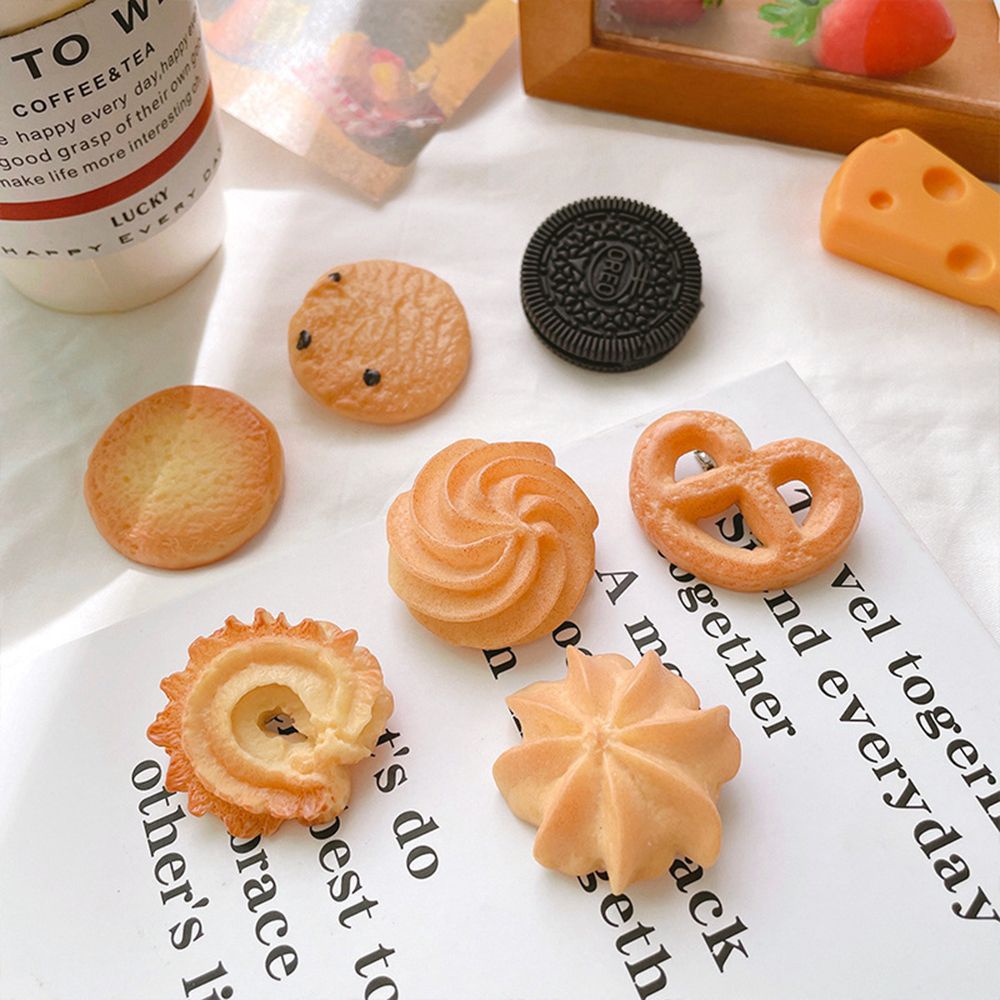 Kẹp Tóc Hình Bánh Quy 3D Dễ Thương Thời Trang Dự Tiệc Cho Bạn Gái
