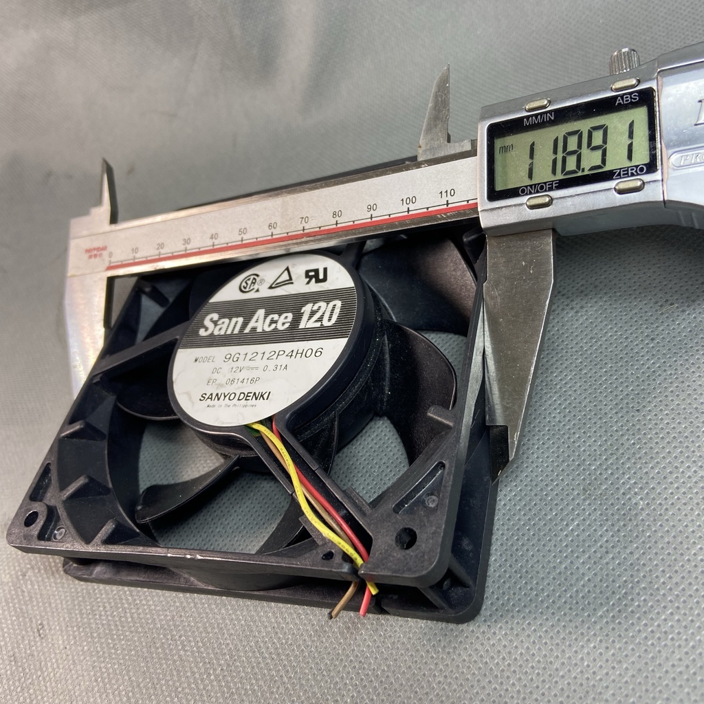 Quạt 12 cm, SANYO 12V 0.31A  San Ace 120, 9G1212P4H06 GIÓ TỐT