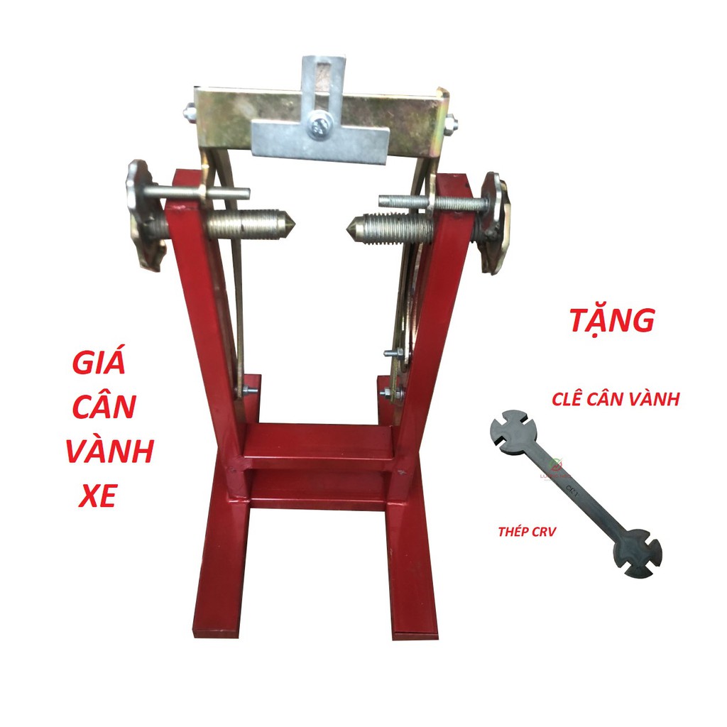 GIÁ CÂN VÀNH XE MÁY ( TẶNG KÈM CLÊ CÂN VÀNH )