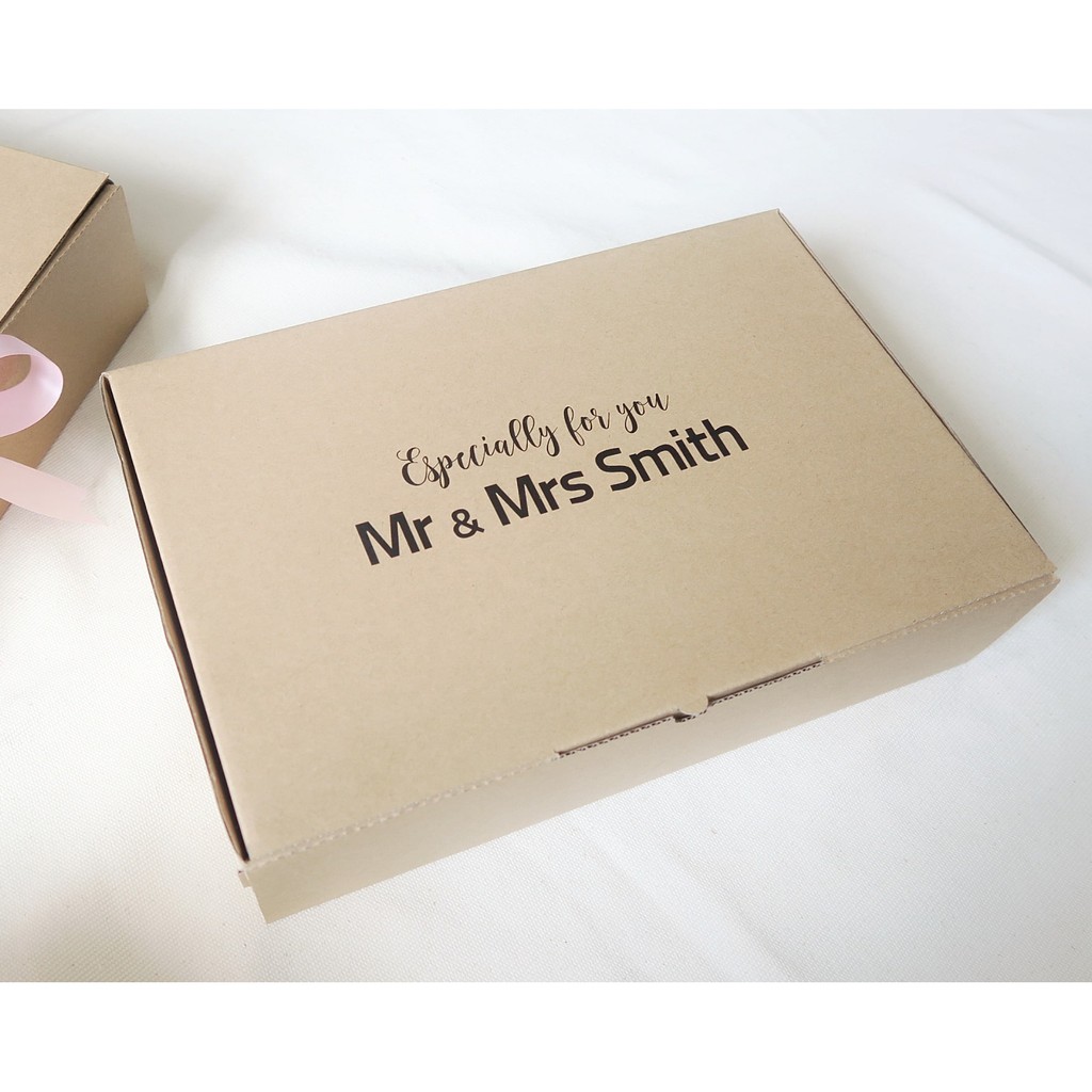 🎁[In theo yêu cầu] Hộp Quà Xếp Giấy Kraft 30x20x7.5cm | BigBuy360 - bigbuy360.vn