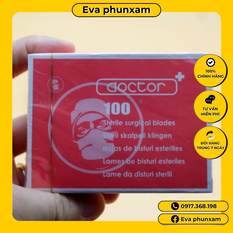 Dao rạch mụn hộp 100 chiếc