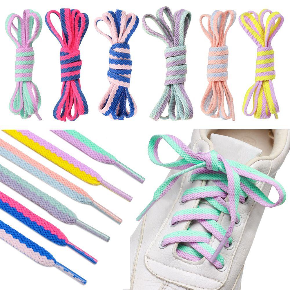 .1 Cặp N 1 Cặp|Dây Giày Bện Sợi Màu Sáng Thời Trang