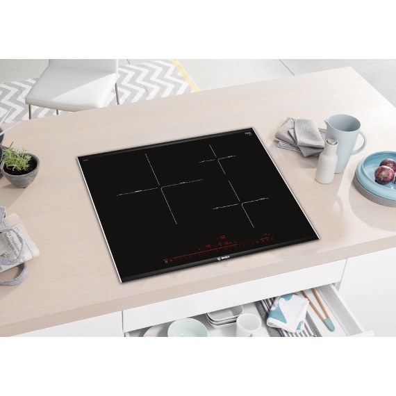 Bếp từ Bosch PID775DC1E 3 vùng nấu rộng, cảm biến tự động, nhập Đức chính hãng