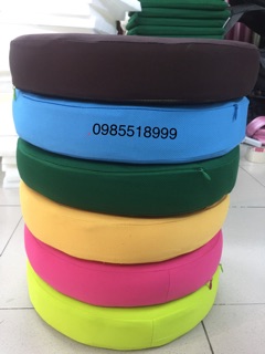 Nệm ngồi tròn-Nâu đất