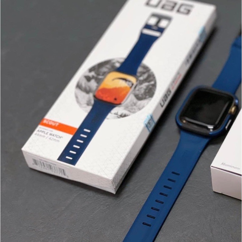 dây cao su UAG xanh navy cực đẹp dành cho applewatch