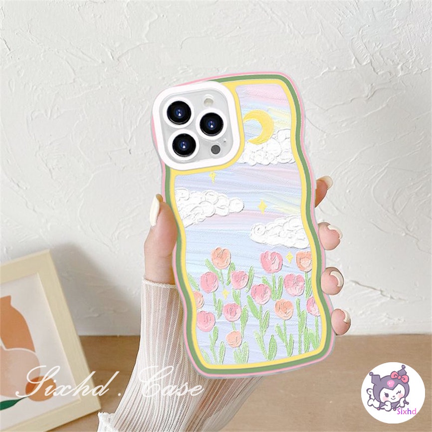 Ốp Lưng Điện Thoại cho OPPO A78 A17 A57 A77s A76 A96 A55 A17K A15 A16 A74 A54 A53 A33 A32 A31 A9 A5 A5s Reno 8T 8Z 7Z 6Z 5Z 5 A95 A94 A93 A92 A77 A52 F9 sixhd Ốp Điện Thoại Mềm Chống Rơi Họa Tiết Hoa Thời Trang Cho