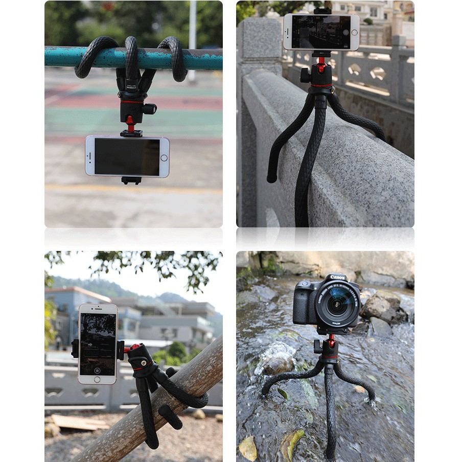 Chân đế quay phim cho điện thoại kèm Gimbal cao cấp 138A - Gimbal chống rung dành cho Máy ảnh, Điện thoại