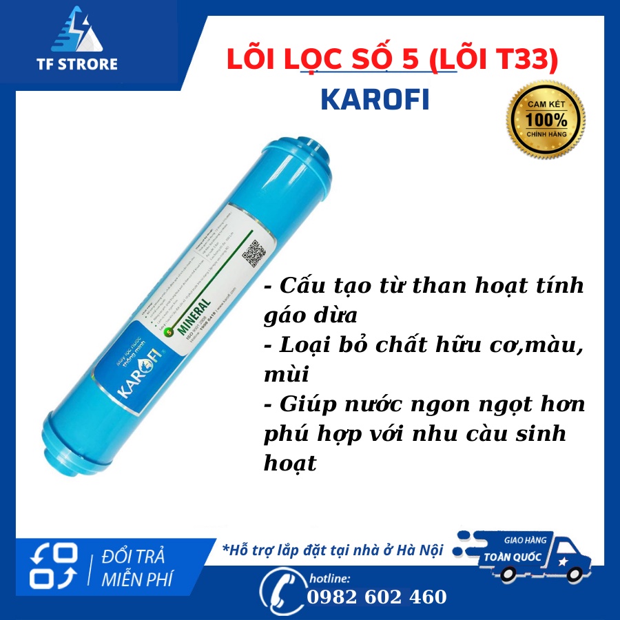 Lõi Số 56789 Máy Lọc Nước Karofi - Hàng Chính Hãng Có Bảo Hành