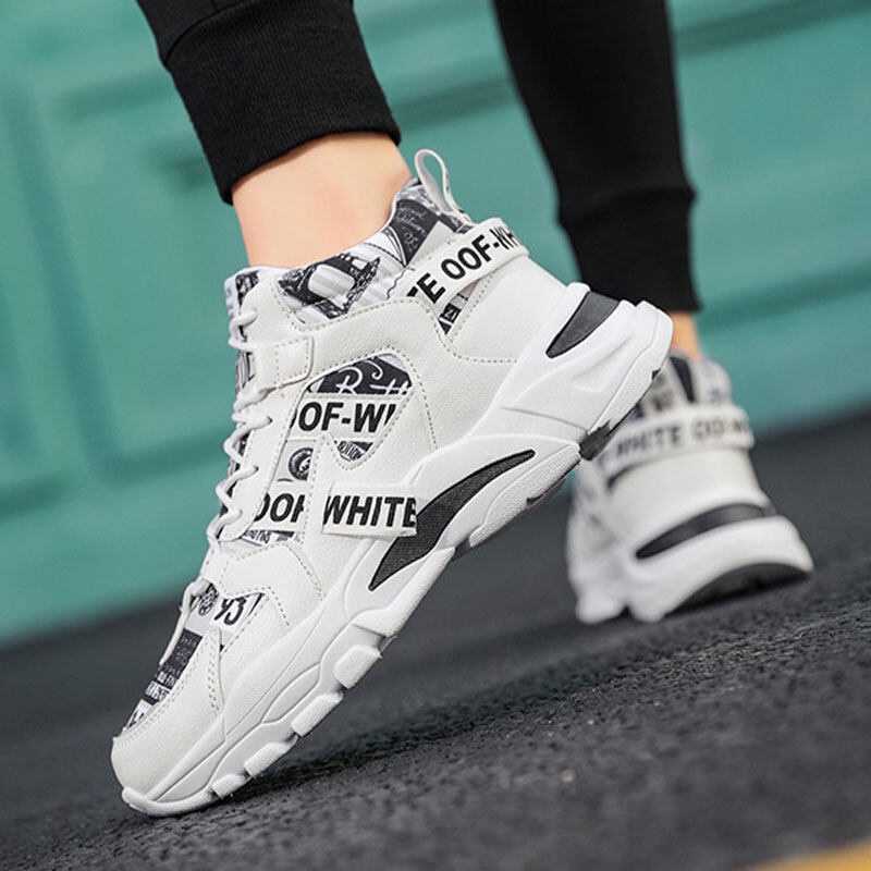 Giày Thể Thao Nam Cổ Cao Thời Trang Hàn Quốc Năng Động