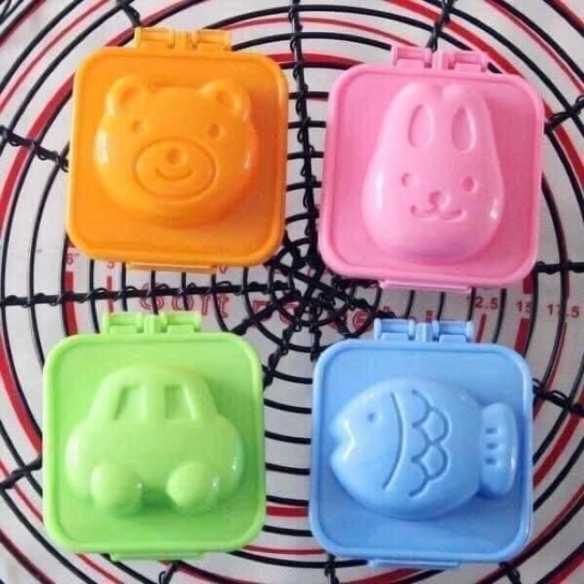 Set 6 Khuôn cơm hình thú xinh xắn cho bé