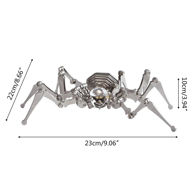 Đồng Hồ Kim Loại Hình Bàn Tay Và Bàn Chân Nhện Phong Cách Punk Sáng Tạo