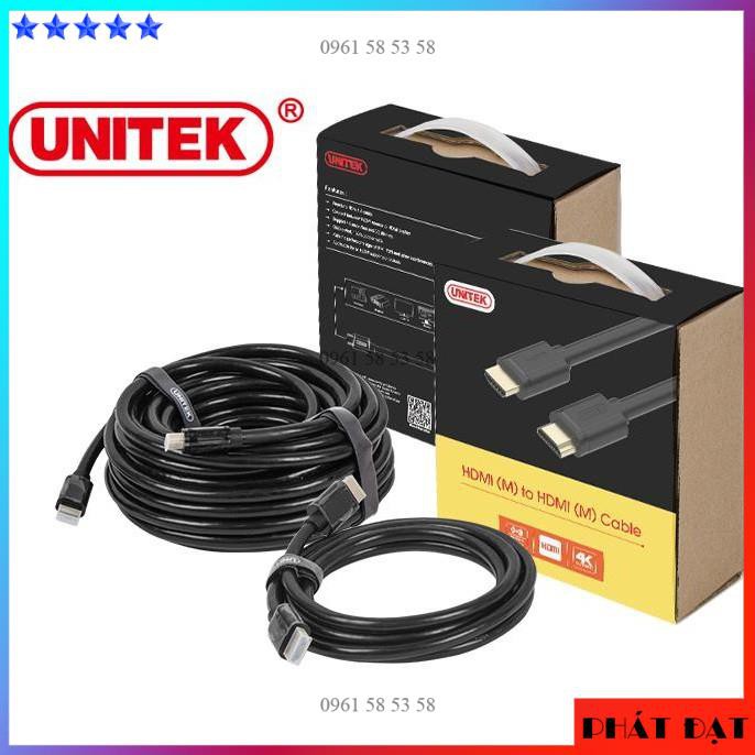 [CHÍNH HÃNG] Cáp HDMI 4K Ultra HD 3D 5 mét Unitek Y-C140 (TĐSG)