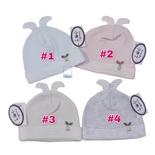 Mũ nón sơ sinh cotton họa tiết tai thỏ