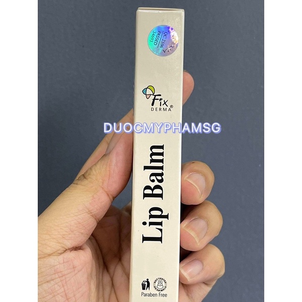 (15ml) Son Dưỡng Môi Mềm Mượt Chống Khô Và Nứt Nẻ Môi Fixderma LIP BALM