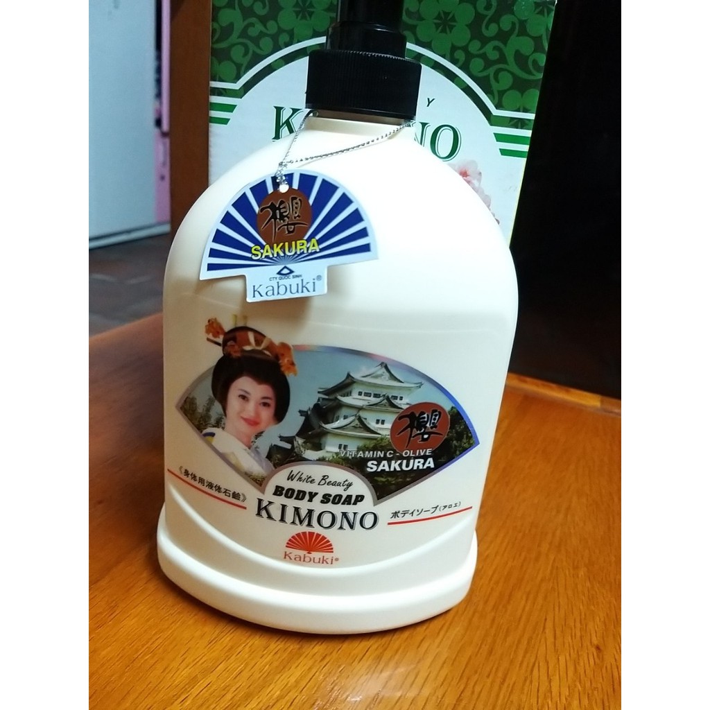 SỮA TẮM TRẮNG DA CAO CẤP KIMONO -1200ML