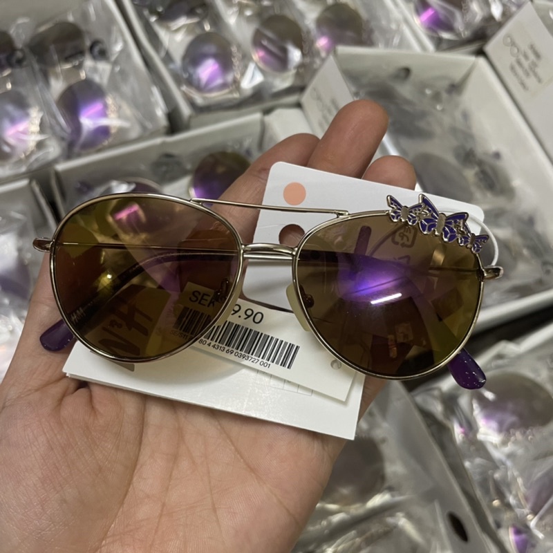 Kính HM dư xịn cho bé gái  UV400 cao nhất bảo vệ mắt full tag 1-5y