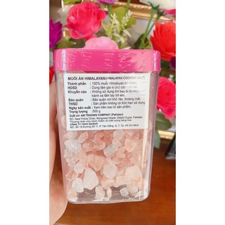 Muối hồng hạt, muối hồng himalaya