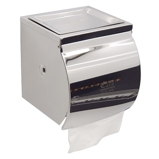 Hộp đựng giấy vệ sinh Inox SUS 304 kèm gạt tàn thuốc Eurolife EL-P06-4-1 (Trắng bạc)