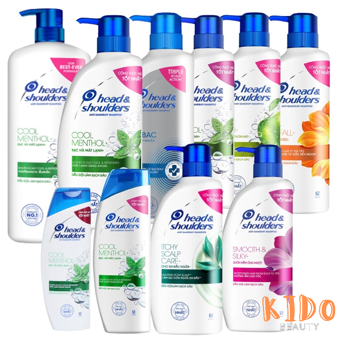 Dầu Gội Ngăn Ngừa Gàu HEAD & SHOULDERS 170ml / 350ml / 625ml / 850ml / 1.2L - Dầu gội đầu head and shoulder