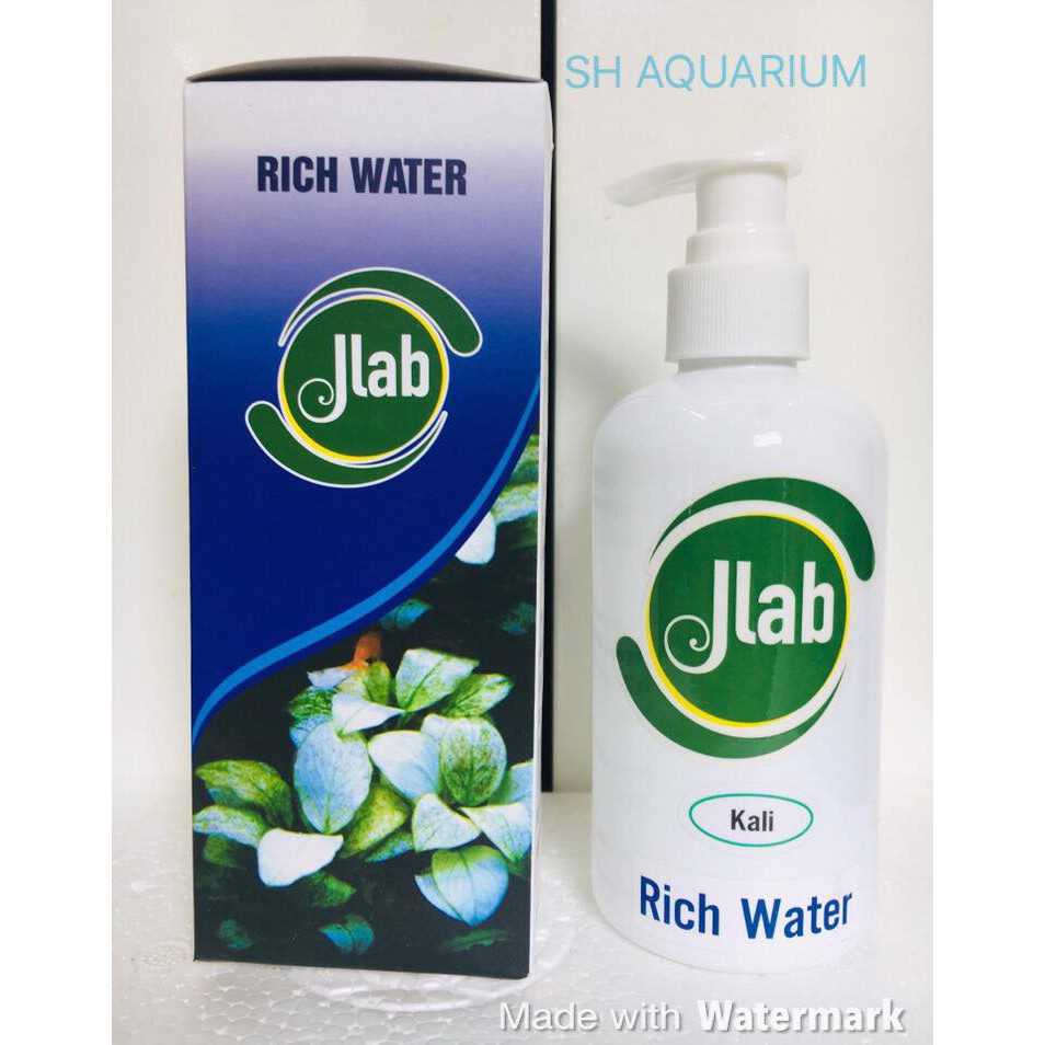 Dung dịch bổ xung K cho cây thủy sinh - Jlab Rich Water