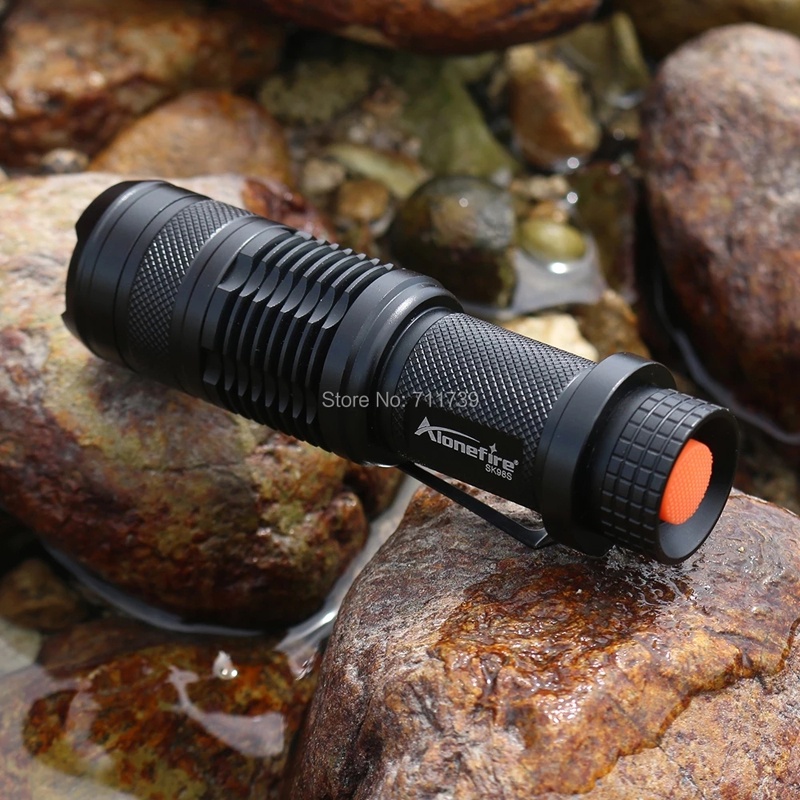 Đèn pin ALONEFIRE SK98S LED siêu sáng L2 chống thấm nước đa năng tiện lợi