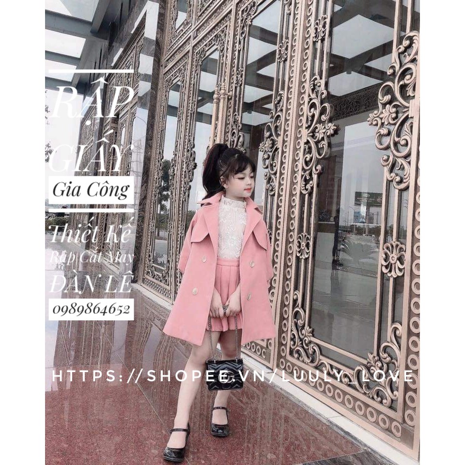 Rập giấy STD333 _ Khoác và chân váy (1-12T)