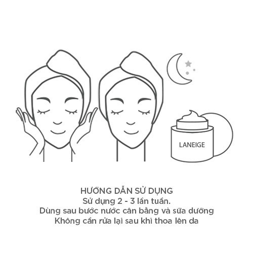 Mặt Nạ Ngủ cho mặt Full Size Laneige 70ml