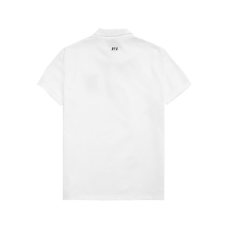 Áo Thun PoLo Nam Nữ BYS Basic Màu Trắng