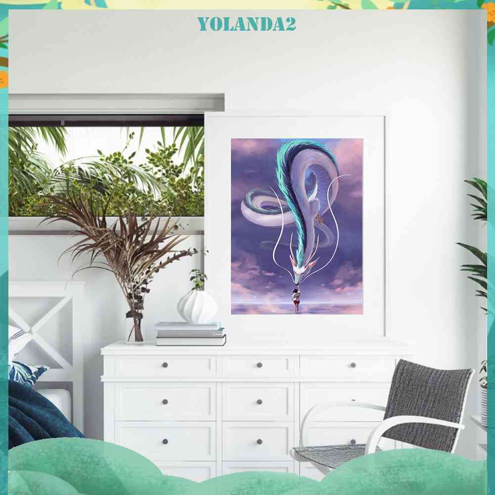 Toàn Bộ Bộ Tranh Thêu Chữ Thập 11CT DIY Hình Phim Spirited Away